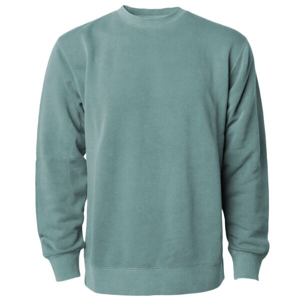 Unisex Midweight Pigment-Dyed Crewneck Sweatshirt Vignette