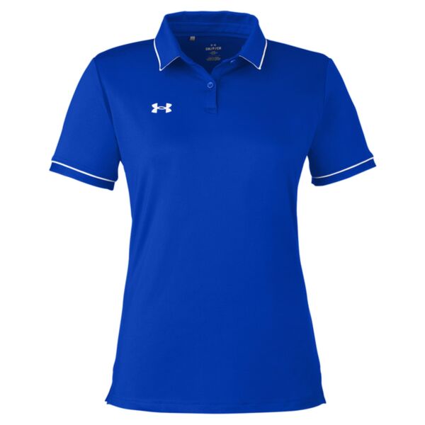 Women's Tipped Teams Performance Polo Vignette