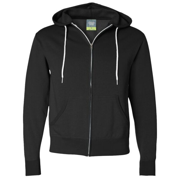 Unisex Lightweight Full-Zip Hooded Sweatshirt Vignette