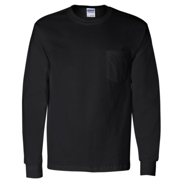 Unisex Ultra Cotton® Long Sleeve Pocket T-Shirt Vignette